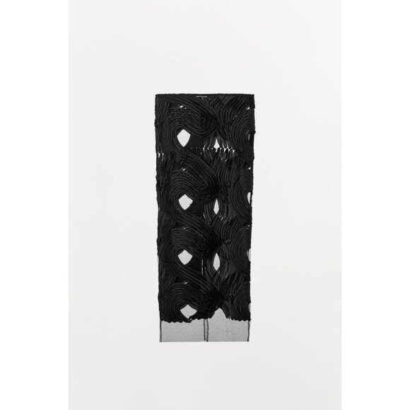 ZARA STRUCTURED MIDI SKIRT LIMITED EDITION - Picture 1 of 4